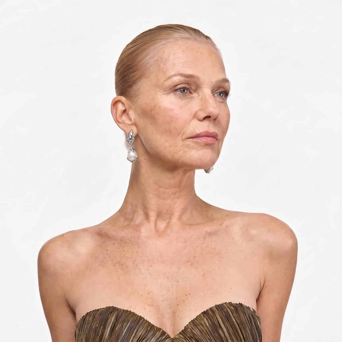 Pearl Bud 925 Silver Drop Earrings - Voisson