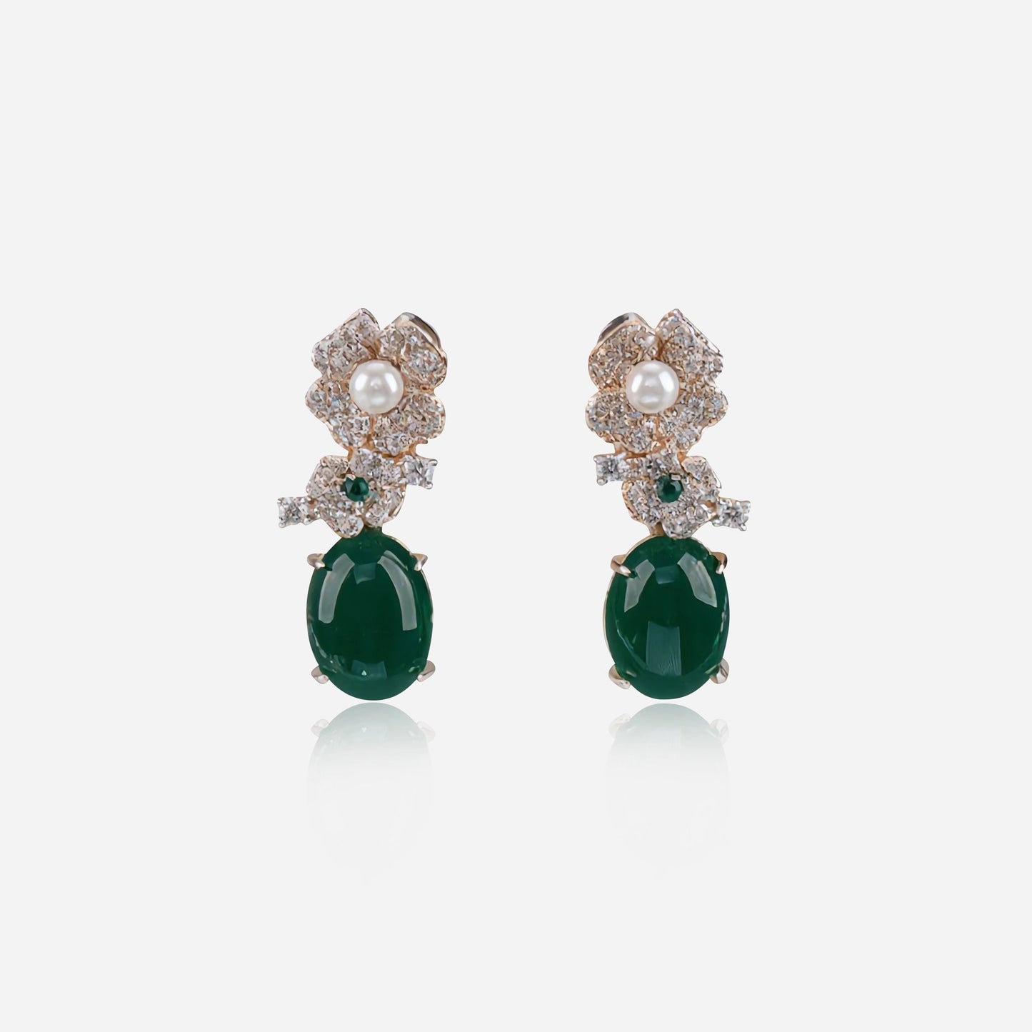Pearl Gala Drop Earrings - Voisson