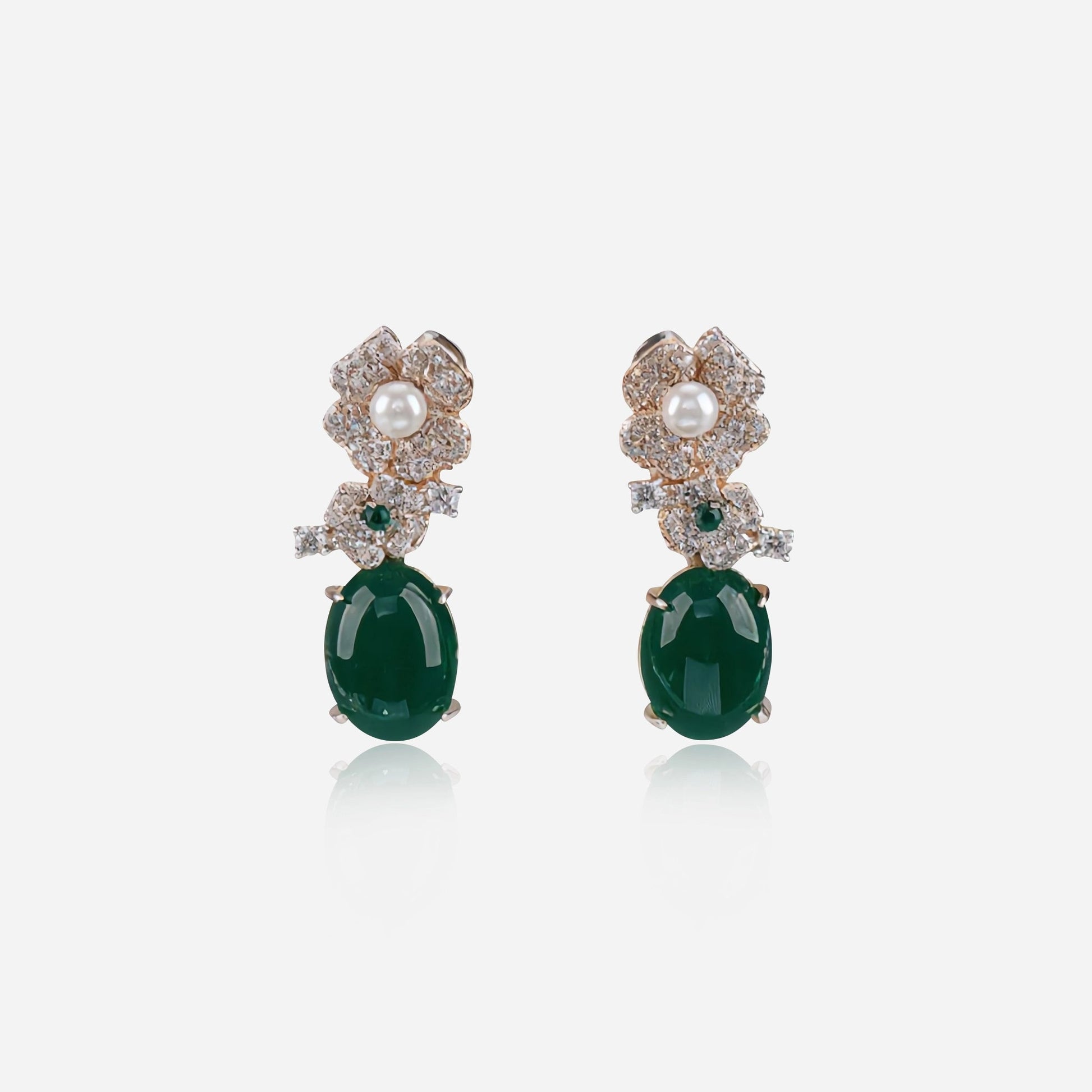 Pearl Gala Drop Earrings - Voisson