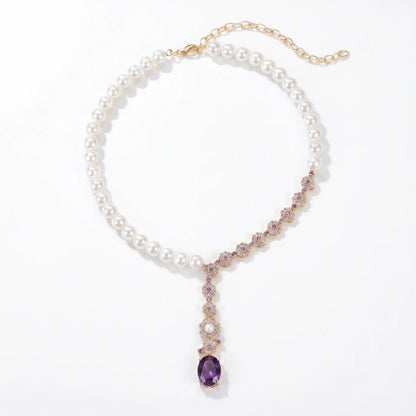 Pearl Gala Drop Necklace - Voisson
