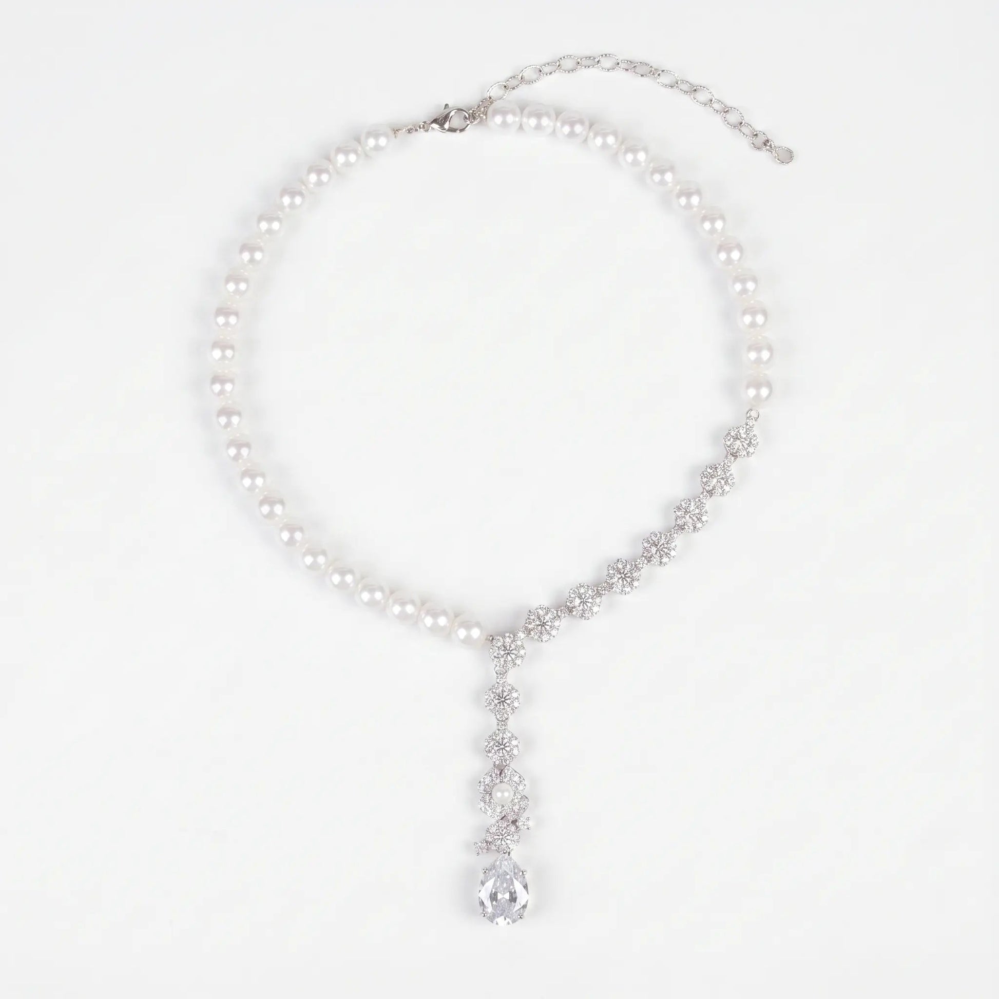 Pearl Gala Drop Necklace - Voisson