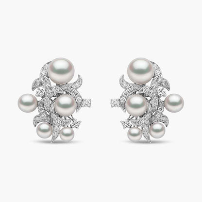 Pearl Glimmer Drop Earrings - Voisson