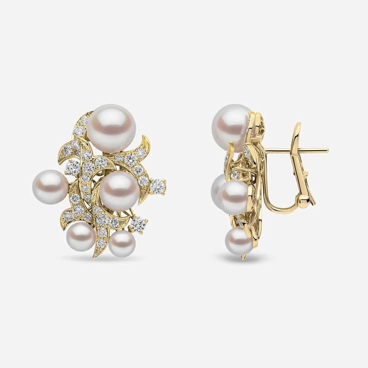 Pearl Glimmer Drop Earrings - Voisson
