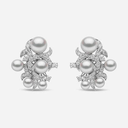 Pearl Glimmer Drop Earrings - Voisson
