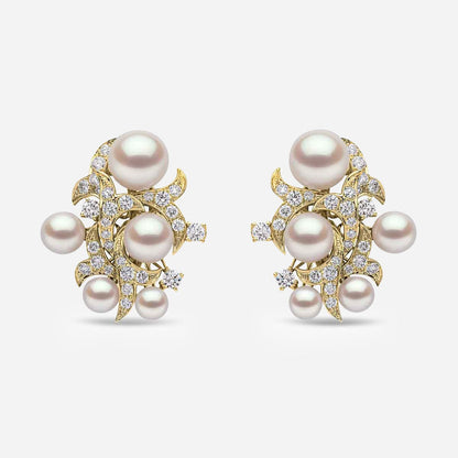 Pearl Glimmer Drop Earrings - Voisson