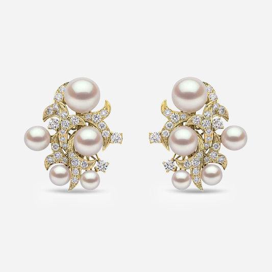 Pearl Glimmer Drop Earrings - Voisson