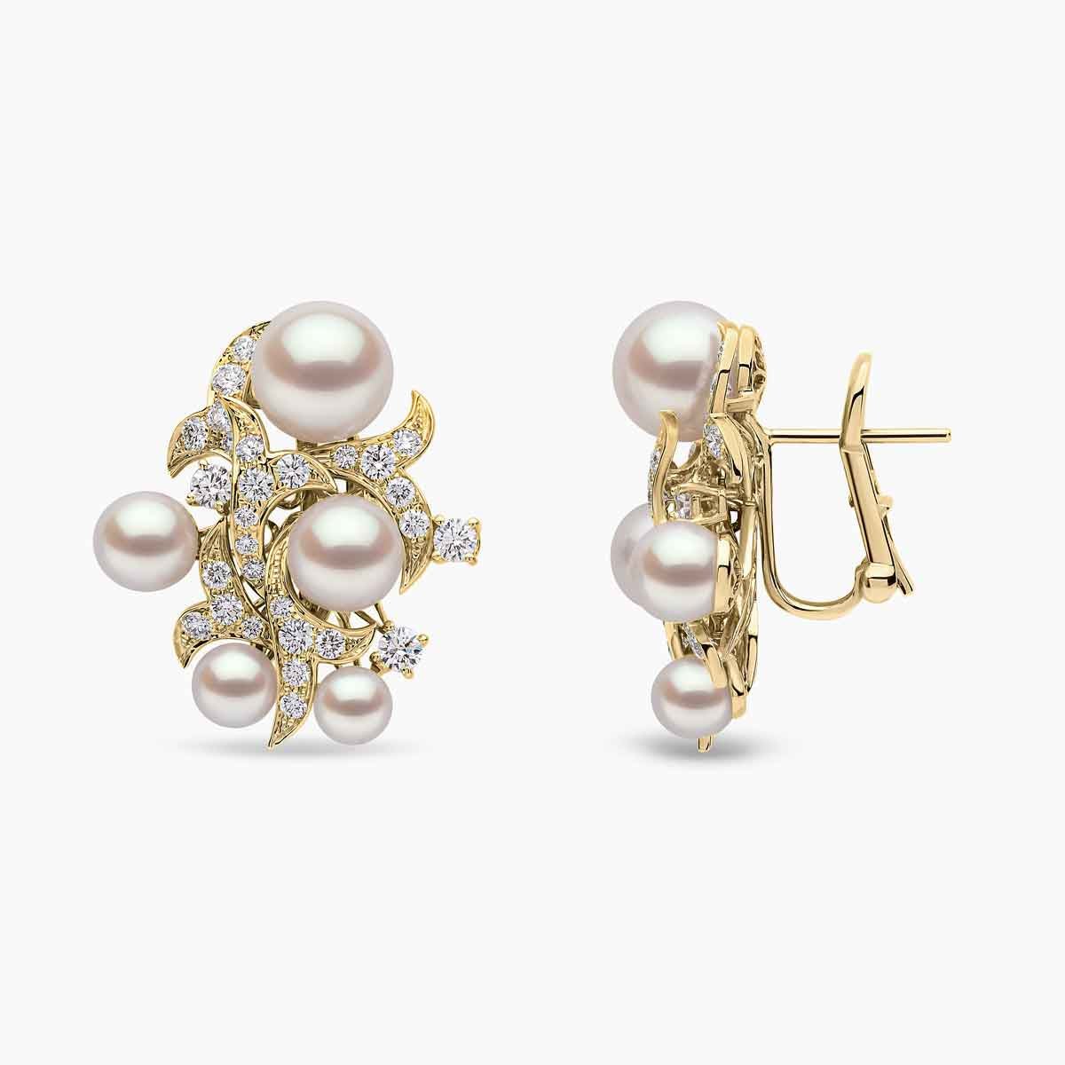 Pearl Glimmer Drop Earrings - Voisson