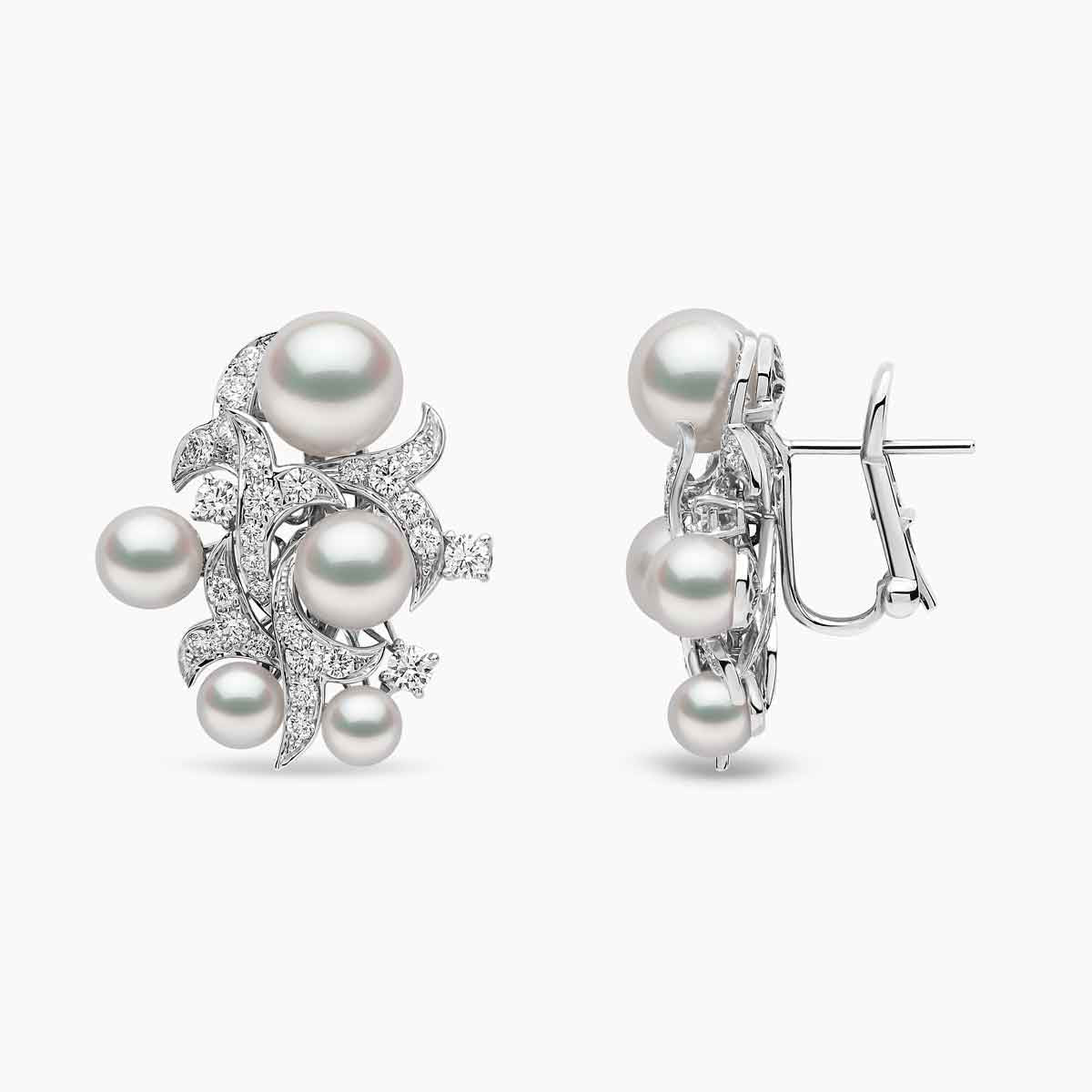 Pearl Glimmer Drop Earrings - Voisson
