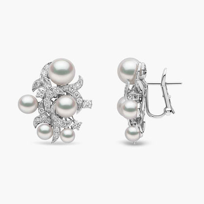 Pearl Glimmer Drop Earrings - Voisson