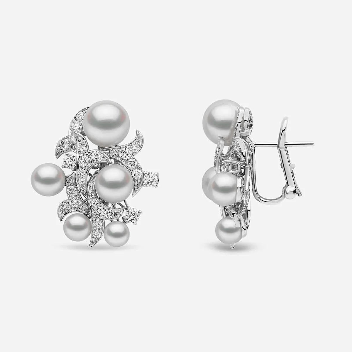 Pearl Glimmer Drop Earrings - Voisson