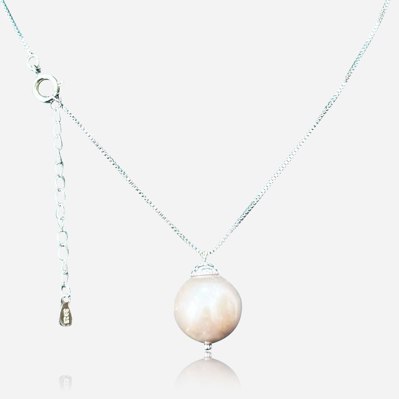 Pearl Grace 925 Silver Necklace - Voisson