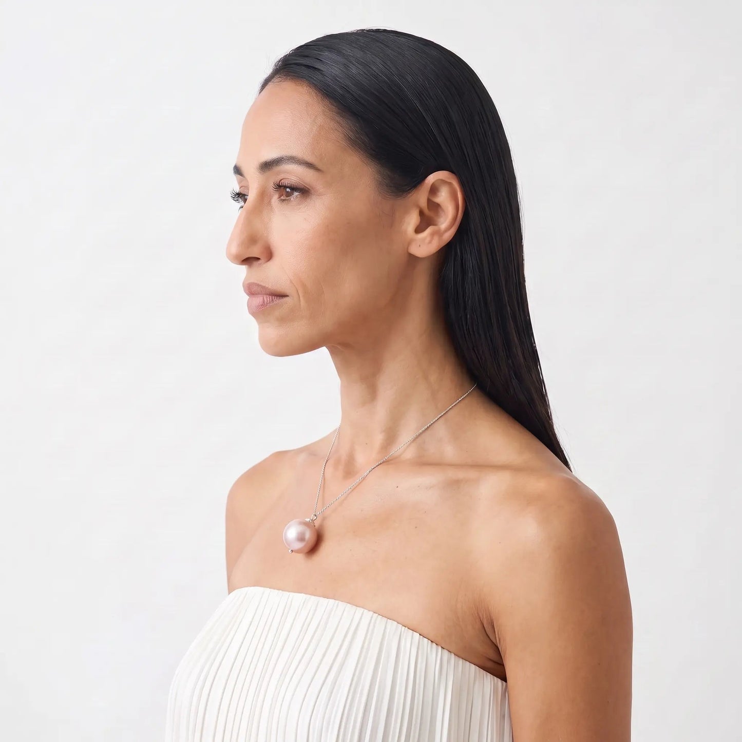 Pearl Grace 925 Silver Necklace - Voisson