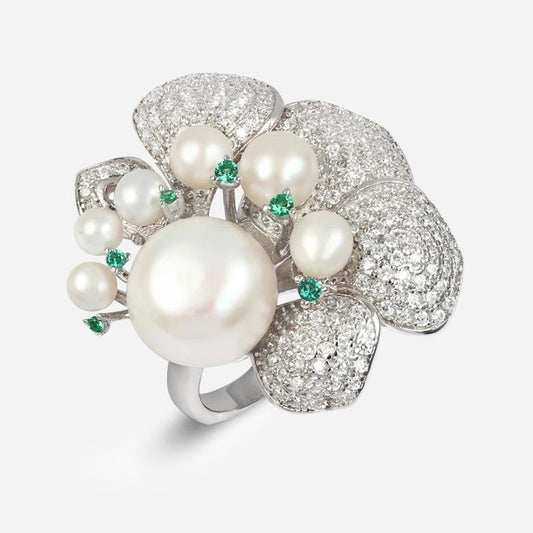 Pearl Nebula Luxe Ring - Voisson