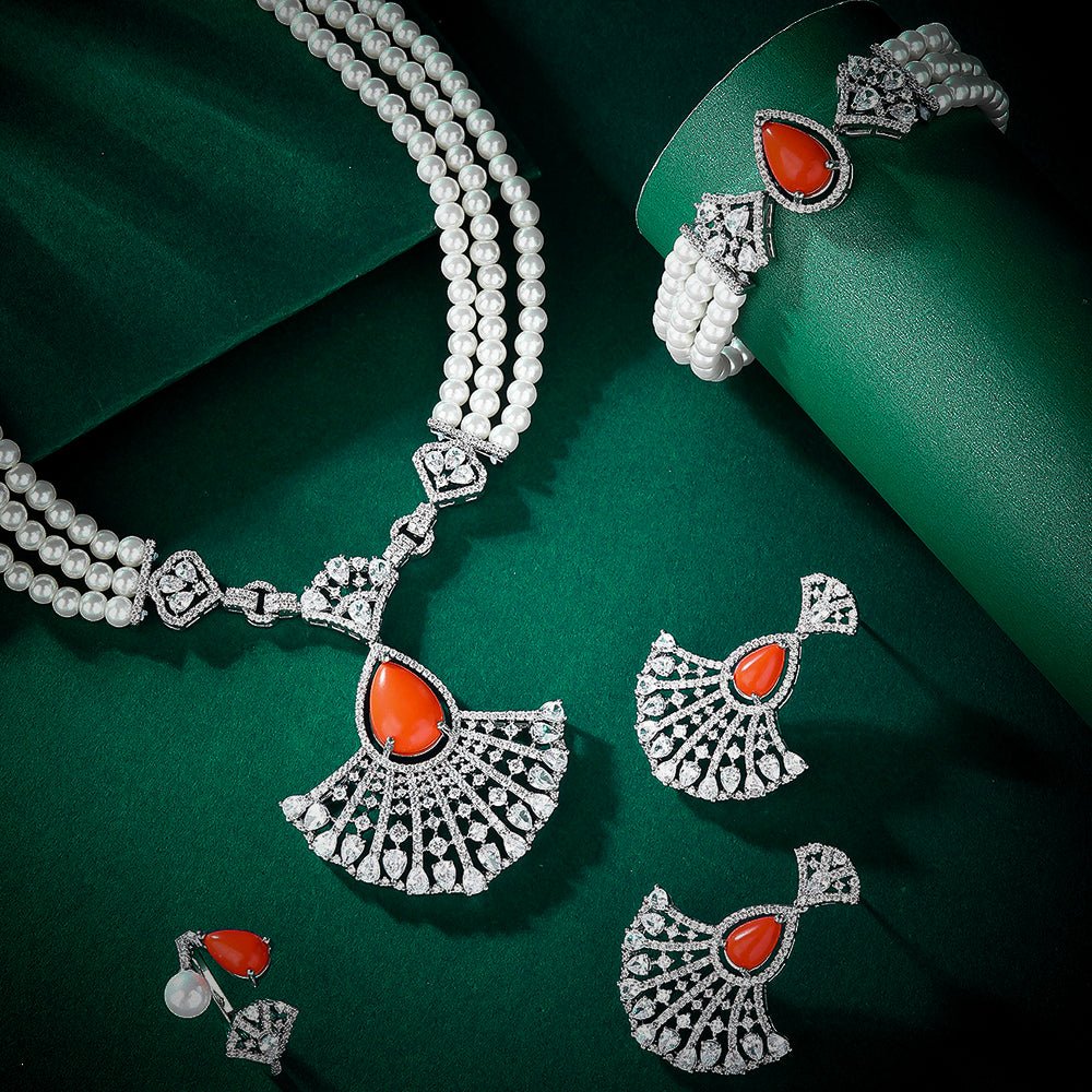 Pearl Riviera Earrings - Voisson