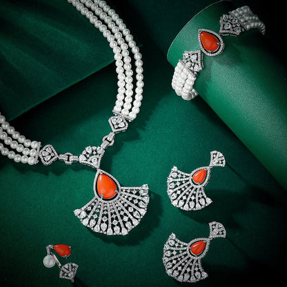 Pearl Riviera Earrings - Voisson