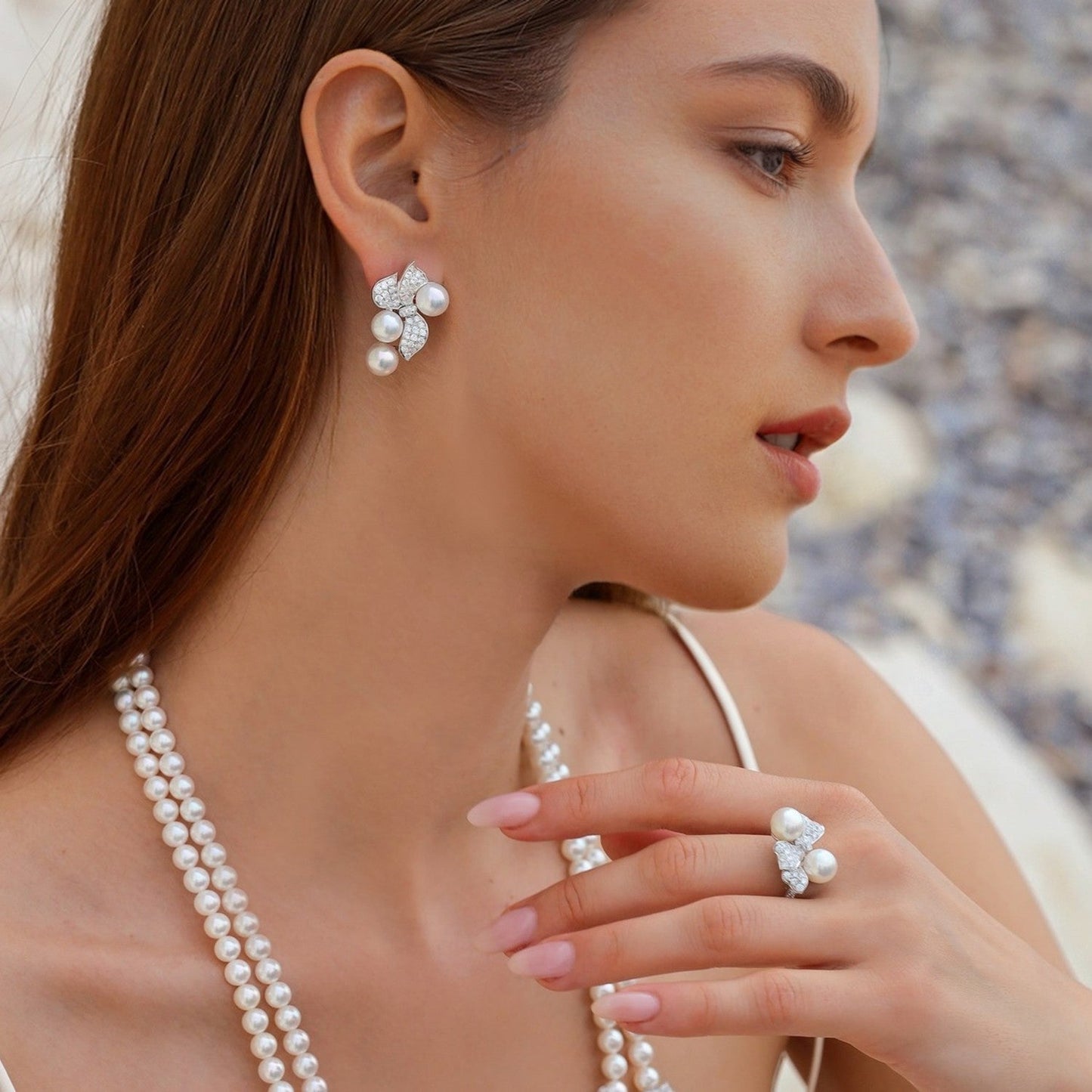 Pearl Whisper Earrings - Voisson