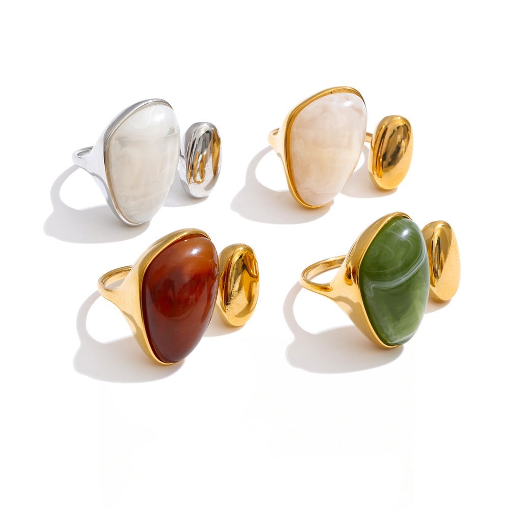 Pebble Stone Ring - Voisson