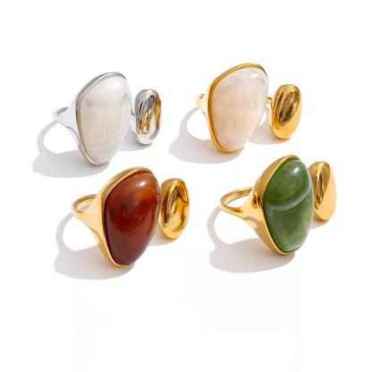 Pebble Stone Ring - Voisson