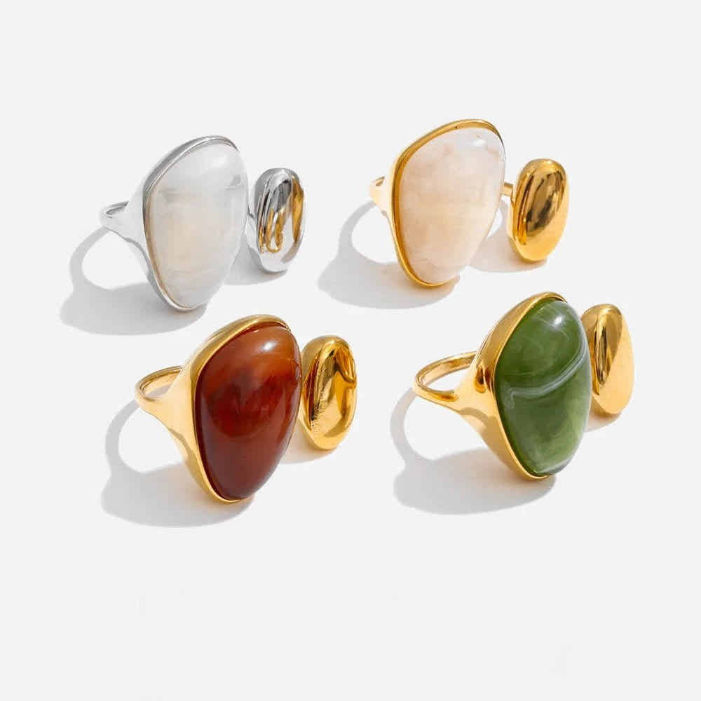 Pebble Stone Ring - Voisson