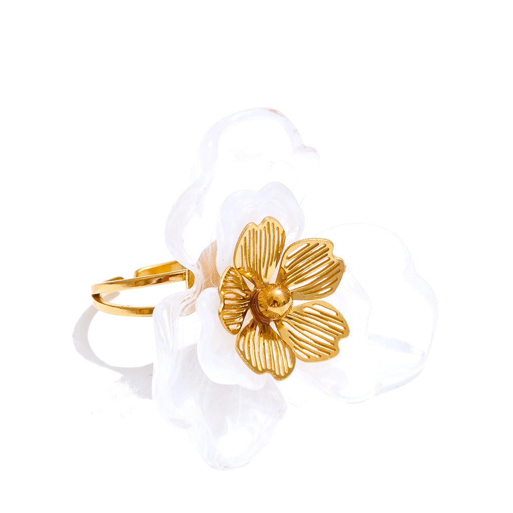 Petal Glass Ring - Voisson
