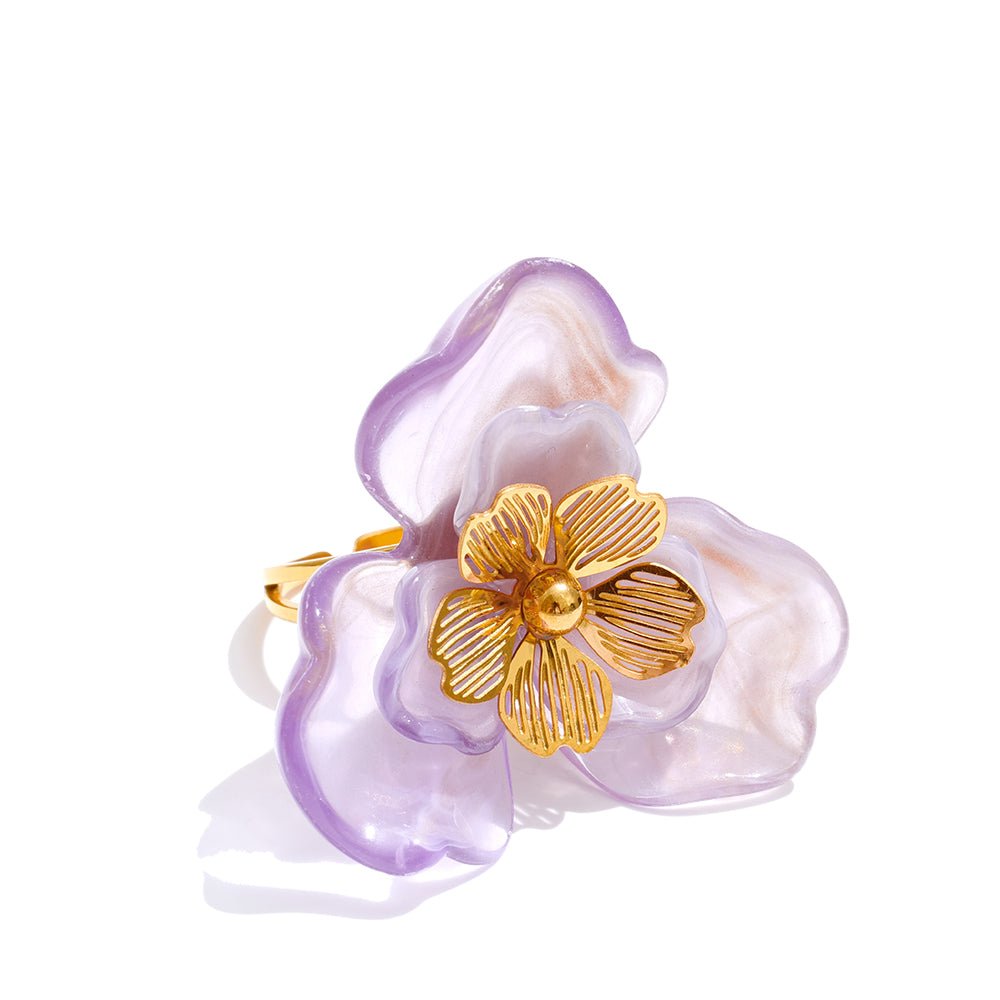 Petal Glass Ring - Voisson