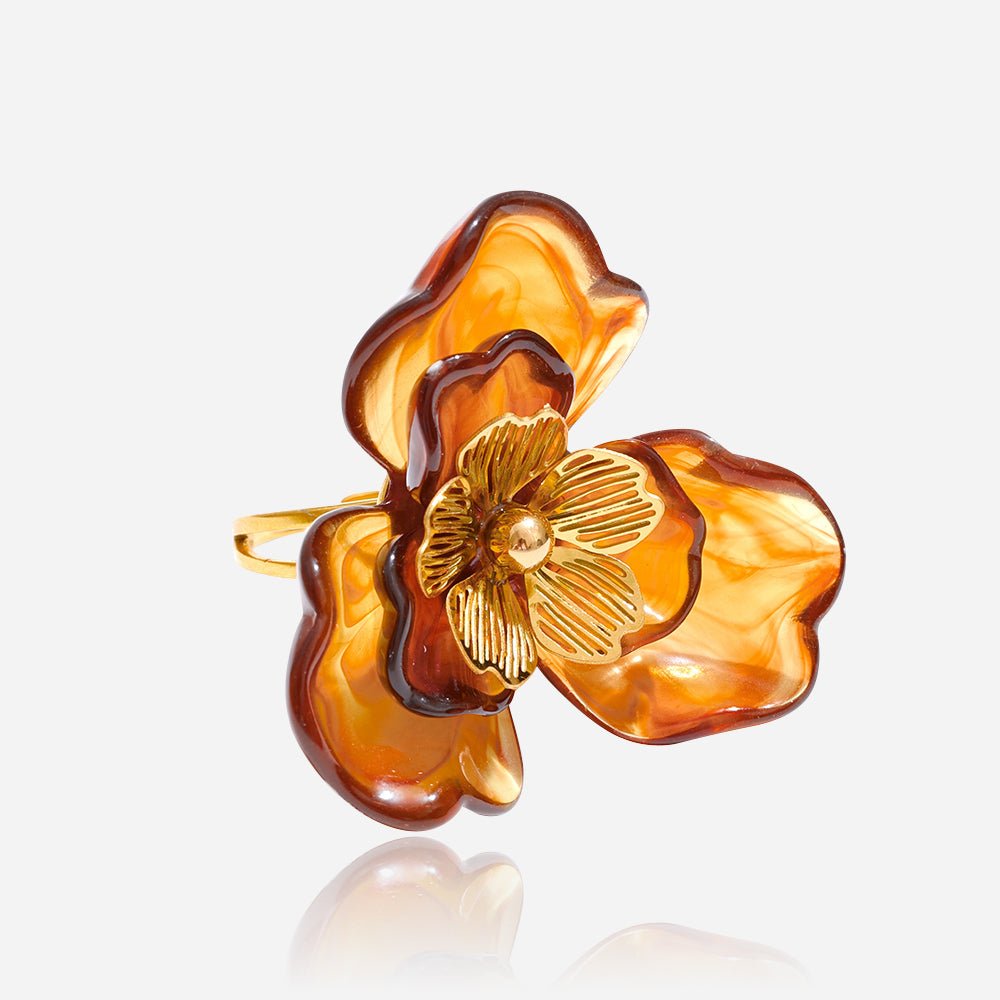 Petal Glass Ring - Voisson