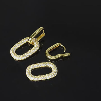 Glam Loop Statement Earrings