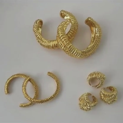 Boucles d'oreilles disque MoonFlare 