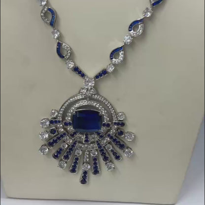 Midnight Royale Gem Necklace