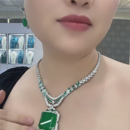 Rote Muse Perlenkette 