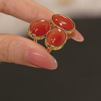 Golden Cluster Ring