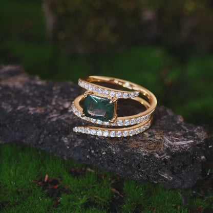 Verdantvow Topaz -Kette Halskette