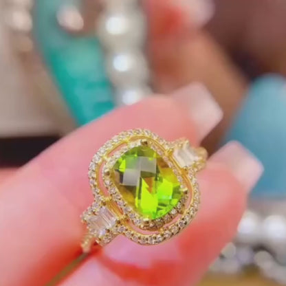 Verdantvow Topaz -Kette Halskette