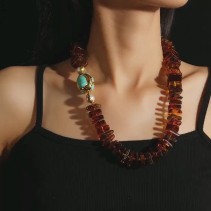 Desert Amber Necklace
