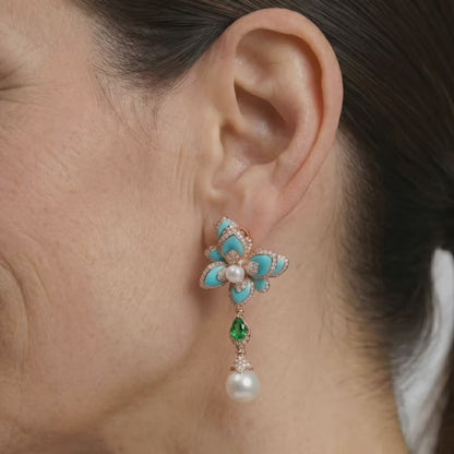 Pendientes de pernos de circón de puroheart