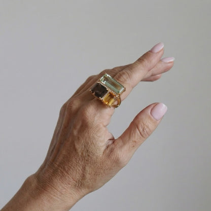 Leuchtende Unendlichkeit Tropfen Halskette 