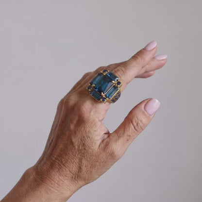 Midnight Prism Ring