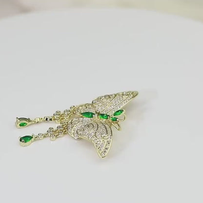 Broche Fleur Givrée 