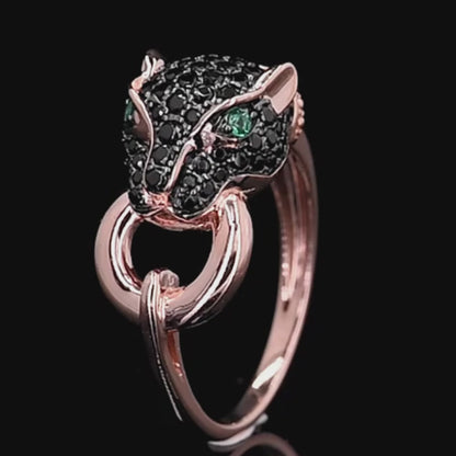 Midnight Panther Power Ring