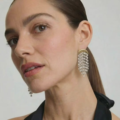 Boucles d'oreilles en zircon pureheart zircon