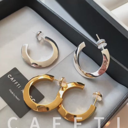 GleamLoop Hoop Earrings