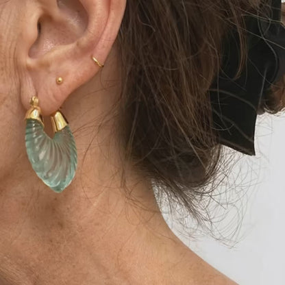 Boucles d'oreilles disque MoonFlare 