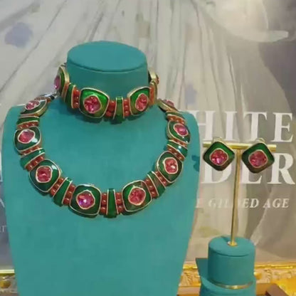 Crimson Noel Elegance Bracelet