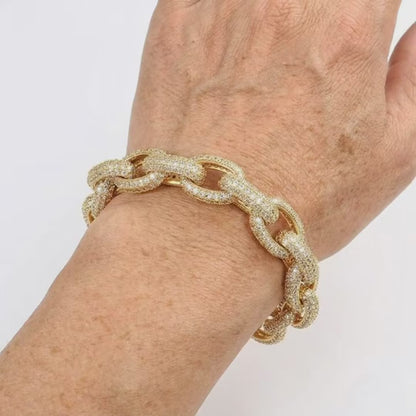 Crystal Curb Bracelet