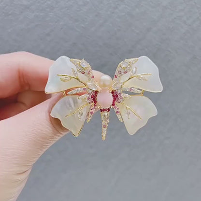 Broche Fleur Givrée 