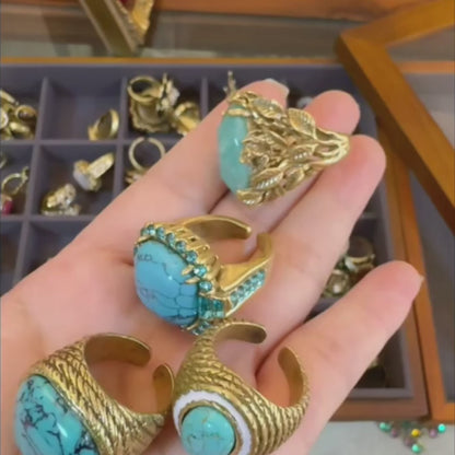 Mystic Grove Statement Ring