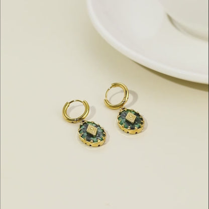 VerdantMystique Drop Earrings