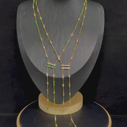 Imperial Cascade Drop Necklace