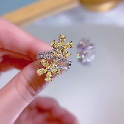 FloraTwist Sterling Ring