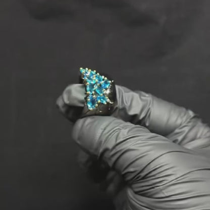 Midnight Bloom Ring